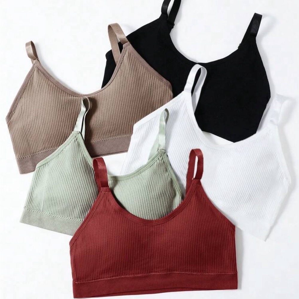 NWT | SHEIN | Teen Girls' Solid Color Basic Casual Bra Set (Multiple Pieces)